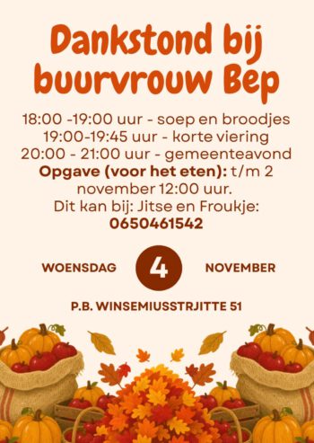 2026 dankstond buurvrouw Bep